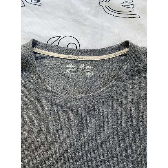 Eddie Bauer Gray Thermal Long Sleeve - Picture 2 of 4